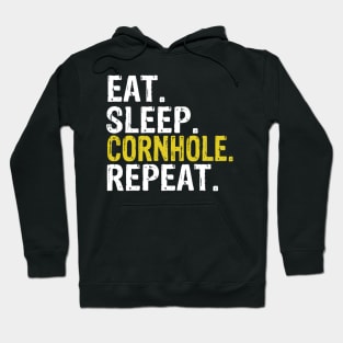 Eat Sleep Cornhole Repeat Hoodie